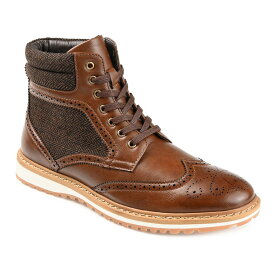 ブーツ 茶色 ブラウン CO. 【 VANCE CO. HARLAN WINGTIP ANKLE BOOTS / BROWN 】 メンズ