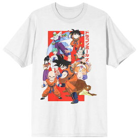 【★スーパーSALE★6/11深夜2時迄】キャラクター ドラゴン クラシック Tシャツ 白色 ホワイト 【 LICENSED CHARACTER DRAGON BALL Z CLASSIC TEE / WHITE 】 メンズファッション トップス カットソー