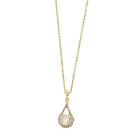 ネックレス 【 BRILLIANCE CRYSTAL OVAL TEARDROP PENDANT NECKLACE / 】 ジュエリー アクセサリー レディースジュエリー ペンダント