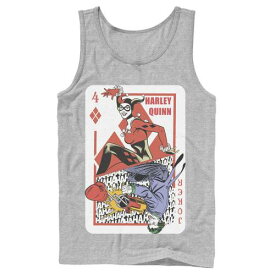 ディーシーコミックス ディーシー コミックス メンズ タンクトップ 【 DC COMICS MENS HARLEY QUINN JOKER PLAYING CARD TANK / 】 メンズファッション トップス パーカー