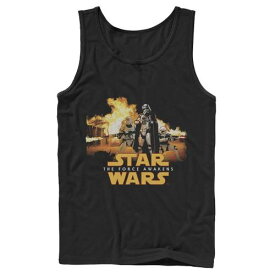 ファイア タンクトップ 黒色 ブラック スターウォーズ 【 STAR WARS THE FORCE AWAKENS CAPTAIN PHASMA FIRE PORTRAIT TANK TOP / BLACK 】 メンズファッション トップス パーカー