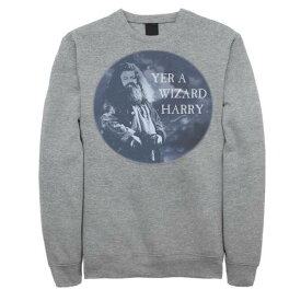 ハリーポッター フリース グラフィック 【 HARRY POTTER HAGRID YER A WIZARD HARRY PORTRAIT FLEECE GRAPHIC PULLOVER / 】 メンズファッション トップス スウェット トレーナー