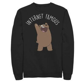 キャラクター ゴールデンベアーズ カルベアーズ フリース 【 LICENSED CHARACTER CARTOON NETWORK WE BARE BEARS INTERNET FAMOUS FLEECE / 】 メンズファッション トップス スウェット トレーナー