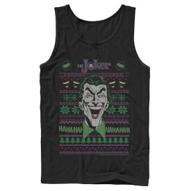 ディーシーコミックス ディーシー コミックス ニット タンクトップ 【 DC COMICS BATMAN JOKER HEAD SHOT KNIT STYLE TANK / 】 メンズファッション トップス パーカー