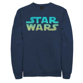 【★スーパーSALE★6/11深夜2時迄】ロゴ スウェットシャツ トレーナー 紺色 ネイビー スターウォーズ 【 STAR WARS NEON LOGO SWEATSHIRT / NAVY 】 メンズファッション トップス