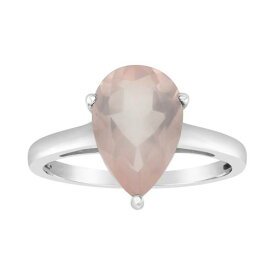 銀色 シルバー ローズ 【 ALYSON LAYNE STERLING SILVER ROSE QUARTZ TEARDROP RING / 】 ジュエリー アクセサリー レディースジュエリー 指輪 リング