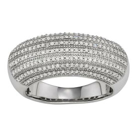 銀色 シルバー ダイヤモンド T.W. 【 JEWELEXCESS STERLING SILVER 1/2 CARAT DIAMOND PAVE RING / 】 ジュエリー アクセサリー レディースジュエリー 指輪 リング