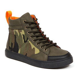 デアスタッグズ ハイ 靴 スニーカー ブーツ オリーブ カモ柄 S' 【 DEER STAGS BLAZE JR HIGH TOP SNEAKER BOOTS / OLIVE CAMO 】 キッズ ベビー マタニティ