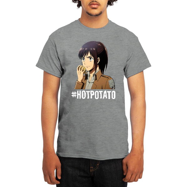 【★スーパーSALE★9/11深夜2時迄】キャラクター Tシャツ 【 LICENSED CHARACTER ATTACK ON TITAN TEE / 】 メンズファッション トップス カットソー