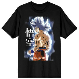 【★スーパーSALE★6/11深夜2時迄】キャラクター インスティンクト Tシャツ 黒色 ブラック 【 LICENSED CHARACTER DRAGONBALL BALL Z INSTINCT TEE / BLACK 】 メンズファッション トップス カットソー