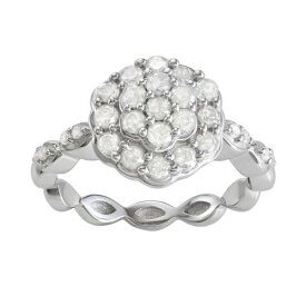 銀色 シルバー ダイヤモンド C.T. 【 JEWELEXCESS STERLING SILVER 1 DIAMOND RING / SILVERTONE 】 ジュエリー アクセサリー レディースジュエリー 指輪 リング