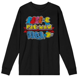 キャラクター Tシャツ 黒色 ブラック 【 LICENSED CHARACTER PAC-MAN TEE / BLACK 】 メンズファッション トップス カットソー