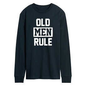 キャラクター Tシャツ 紺色 ネイビー 【 LICENSED CHARACTER OLD MEN RULE TEE / NAVY 】 メンズファッション トップス カットソー