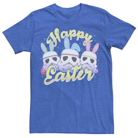 【★スーパーSALE★6/11深夜2時迄】キャラクター Tシャツ ヘザー スターウォーズ 【 LICENSED CHARACTER STAR WARS TROOPER HAPPY EASTER TEE / ROYAL HEATHER 】 メンズファッション トップス カットソー