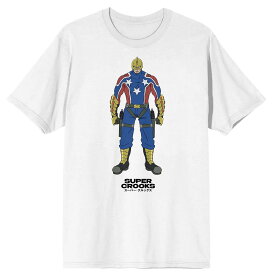 【★スーパーSALE★6/11深夜2時迄】キャラクター Tシャツ 白色 ホワイト 【 LICENSED CHARACTER SUPER CROOKS GLADIATOR TEE / WHITE 】 メンズファッション トップス カットソー