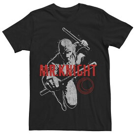 【★スーパーSALE★6/11深夜2時迄】キャラクター アイコン Tシャツ 黒色 ブラック 【 LICENSED CHARACTER MARVEL MOON KNIGHT MR BIG CRESCENT ICON TEE / BLACK 】 メンズファッション トップス カットソー