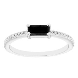 【★スーパーSALE★6/11深夜2時迄】銀色 シルバー ダイヤモンド 黒色 ブラック & 【 UNBRANDED STERLING SILVER DIAMOND ACCENT BLACK ONYX RECTANGLE RING / 】 ジュエリー アクセサリー レディースジュエリー 指輪 リング