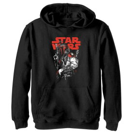 キャラクター グラフィック フーディー パーカー 黒色 ブラック スターウォーズ 【 LICENSED CHARACTER STAR WARS DAT BOBA GRAPHIC HOODIE / BLACK 】 キッズ ベビー マタニティ トップス スウェット トレーナ