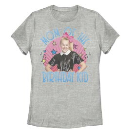 【★スーパーSALE★6/11深夜2時迄】キャラクター グラフィック Tシャツ ヘザー KID&#34; 【 LICENSED CHARACTER JOJO SIWA MOM OF THE BIRTHDAY GRAPHIC TEE / ATHLETIC HEATHER 】 キッズ ベビー マタニティ トップス カットソー