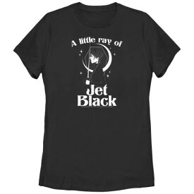 【★スーパーSALE★6/11深夜2時迄】キャラクター 黒色 ブラック グラフィック Tシャツ 【 LICENSED CHARACTER WEDNESDAY A LITTLE RAY OF JET BLACK GRAPHIC TEE / 】 キッズ ベビー マタニティ トップス カットソー