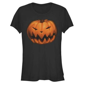 キャラクター ナイトメア クリスマス グラフィック Tシャツ 黒色 ブラック JACKO'LANTERN 【 LICENSED CHARACTER THE NIGHTMARE BEFORE CHRISTMAS SCARY JACK-O'-LANTERN GRAPHIC TEE / BLACK 】 キッズ ベビー マタニティ ト