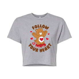キャラクター ゴールデンベアーズ カルベアーズ グラフィック Tシャツ 【 LICENSED CHARACTER CARE BEARS FOLLOW YOUR HEART CROPPED GRAPHIC TEE / 】 キッズ ベビー マタニティ トップス カットソー