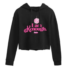 キャラクター グラフィック フーディー パーカー 【 LICENSED CHARACTER BARBIE THE MOVIE I AM KENOUGH DISCO CROPPED GRAPHIC HOODIE / 】 キッズ ベビー マタニティ トップス スウェット トレーナー