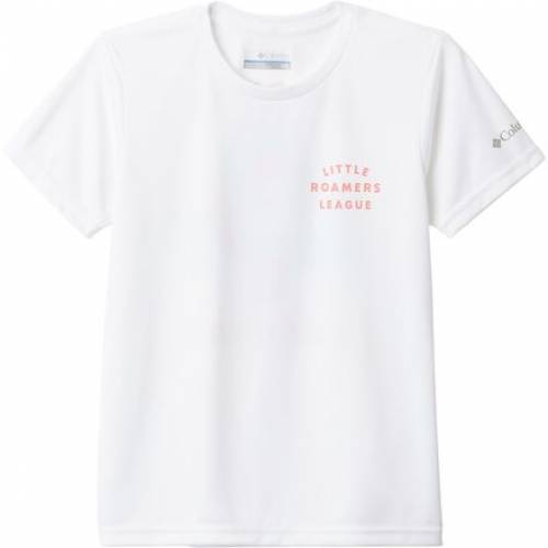 ファッションブランド カジュアル 倉庫 ファッション グラフィック Tシャツ 白色 ホワイト ジュニア 驚きの値段 キッズ SHORTSLEEVE OUTBACK GRAPHIC TSHIRT POND COLUMBIACOLUMBIA WHITE FOXY PETIT