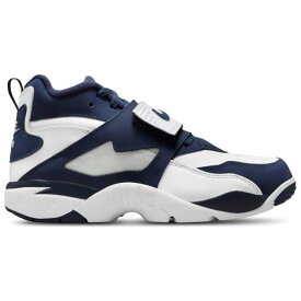 ナイキ Nike 【 Air Diamond Turf Men's White/College Navy/Metallic Silver 】 ダイヤモンド ターフ メンズ 白色 ホワイト カレッジ 紺色 ネイビー Silver 銀色・シルバー