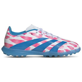 アディダス Adidas 【 Predator League Turf Boys' Grade School White/Solar Blue/Solar Pink 】 プレデター ターフ ジュニア キッズ 白色 ホワイト 青色 ブルー pink ピンク