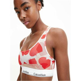 カルバンクライン Calvin Klein 【 Modern Cotton Logo Bralette Women Red Hearts 】 モダン ロゴ インナー 下着 ナイトウェア レディース インナー 下着 ランジェリー ブラジャー レディース Red 赤・レッド