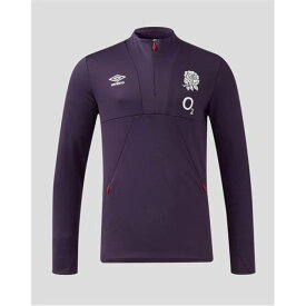 アンブロ Umbro 【 England Rugby Half Training Top Mens 2024 Men Nightshade 】 ラグビー ハーフ トレーニング メンズ メンズファッション トップス パーカー メンズ