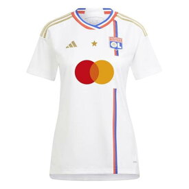 アディダス Adidas 【 Olympic Lyon Home Shirt 23/24 Womens Women White 】 オリンピック レディース レディース 白色 ホワイト