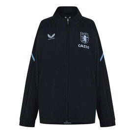 Castore 【 Aston Villa Staff Lightweight Jacket Womens Women Black/Serenity 】 Jacket ジャケット レディース レディース 黒色 ブラック
