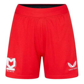 Castore 【 Mk Dons Away Shorts 2022 2023 Womens Women Red 】 ショーツ レディース レディース Red 赤・レッド