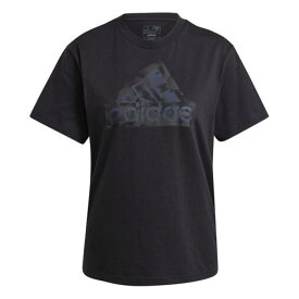 アディダス Adidas 【 W Fi Logo T T-Shirt Womens Women Black 】 ロゴ Tシャツ レディース レディース 黒色 ブラック