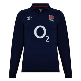 アンブロ Umbro 【 England Rugby Alternate Classic Long Sleeve Shirt 2023 Adults Men Navy 】 ラグビー クラシック Sleeve スリーブ スポーツ アウトドア ラグビー ウェア シャツ メンズ 紺色 ネイビー