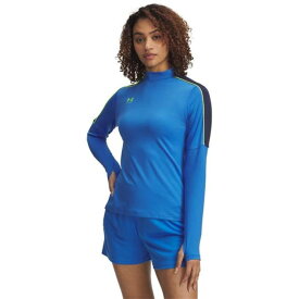 アンダーアーマー Under Armour 【 Challenger Baselayer Top Women Blue Atlantis 】 レディース 青色 ブルー