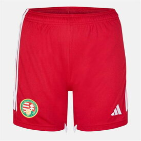 アディダス Adidas 【 Hungary Home Shorts 2023 Womens Women Red 】 ショーツ レディース レディース Red 赤・レッド