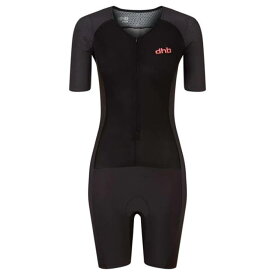 Dhb 【 Aeron Lab Women's Short Sleeve Tri Suit Women Black 】 レディース Sleeve スリーブ スーツ スポーツ アウトドア トライアスロン ウェア レディースウェア レディース 黒色 ブラック