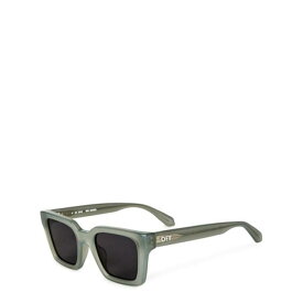 Off White 【 Women's Logo Print Square Frame Sunglasses Women Grey 】 レディース ロゴ サングラス レディース 灰色 グレー