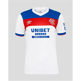 アンブロ Umbro 【 Rangers Away Shirt 2025 2026 Womens Women White/Blue 】 レンジャース レディース レディース 白色 ホワイト 青色 ブルー