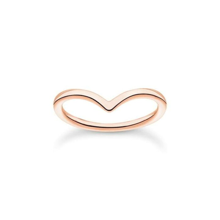 楽天市場】Thomas Sabo 【 V-Shaped Ring Women Rose Gold 