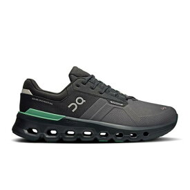 オン On 【 Cloudrunner 2 Waterproof Running Shoes Mens Men Black/Green 】 シューズ 運動靴 メンズ メンズ 黒色 ブラック green 緑・グリーン