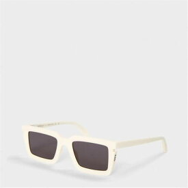 Off White 【 Unisex Square Sunglasses, Square Design Unisex White/Dark Grey 】 ユニセックス 白色 ホワイト 灰色 グレー