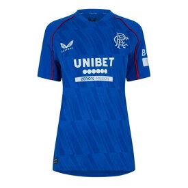 Castore 【 Rangers Home Authentic Shirt 2024 2025 Womens Women Blue 】 レンジャース オーセンティック レディース レディース 青色 ブルー