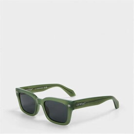 Off White 【 Unisex Off Midland Square Sunglasses Unisex Green/Grey 】 サングラス ユニセックス green 緑・グリーン 灰色 グレー