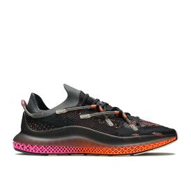 アディダス Adidas 【 4D Fusio 'Black Orange Pink' Men Core Black/Grey Six/Core Black 】 orange 橙・オレンジ メンズ コア 黒色 ブラック 灰色 グレー