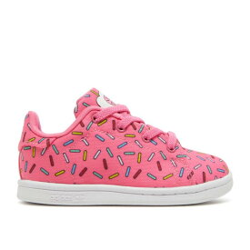 アディダス Adidas 【 The Simpsons X Stan Smith I 'Donut Sprinkles' Infant Semi Solar Pink/Cloud White/Semi Solar Pink 】 キッズ ベビー マタニティ ベビーファッション 靴 スニーカー ベビー pink ピンク 白色 ホワイ