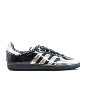 アディダス Adidas 【 Atmos X Samba 'Tuxedo' Men Core Black/Metallic Silver/Core Black 】 サンバ 靴 メンズ靴 スニーカー メンズ コア 黒色 ブラック Silver 銀色・シルバー